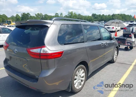 2017 Toyota Sienna Xle Premium 7 Passenger from USA, damaged, VIN 5TDDZ3DC9HS146886